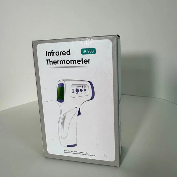 Infrared Thermometer white and purple new in box and another use (2x1) - Picture 1 of 7